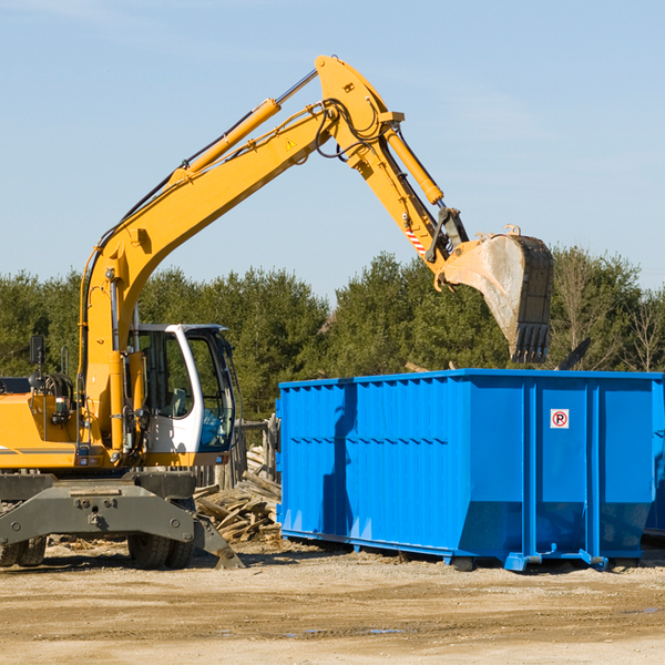 what size residential dumpster rentals are available in West Modesto